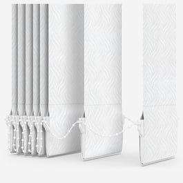 Touched By Design Marina White Vertical Blind Replacement Slats