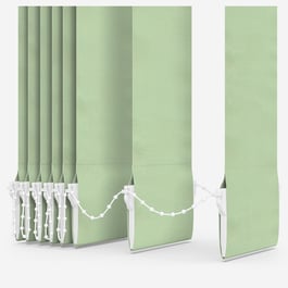 Touched By Design Optima Blackout Light Sage Vertical Blind Replacement Slats