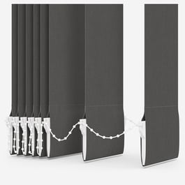 Touched By Design Optima Blackout Pewter Vertical Blind Replacement Slats