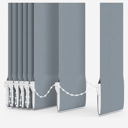 Touched By Design Optima Dimout Cool Grey Vertical Blind Replacement Slats