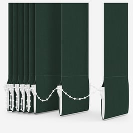 Touched By Design Optima Dimout Hunter Green Vertical Blind Replacement Slats