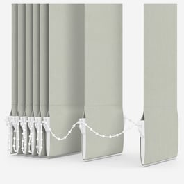 Touched By Design Optima Dimout Silver Grey Vertical Blind Replacement Slats