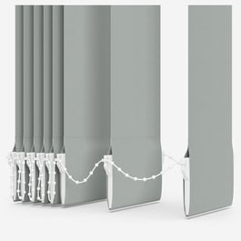 Touched by Design Supreme Blackout Dove Grey Vertical Blind Replacement Slats