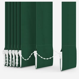 Touched by Design Supreme Blackout Forest Green Vertical Blind Replacement Slats