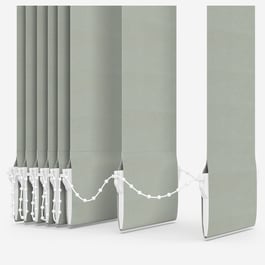 Touched by Design Supreme Blackout Mist Grey Vertical Blind Replacement Slats