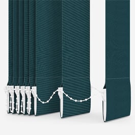 Touched by Design Supreme Blackout Peacock Vertical Blind Replacement Slats