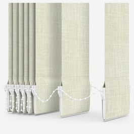 Touched By Design Voga Blackout Cream Textured Vertical Blind Replacement Slats