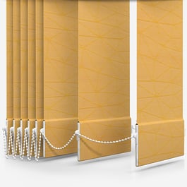 Arena Celeste Gold Vertical Blind Replacement Slats