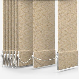 Arena Darcy Gold Vertical Blind Replacement Slats