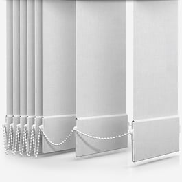 Arena Innocence White Vertical Blind Replacement Slats