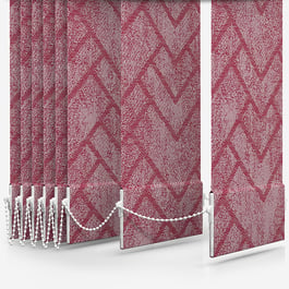 Arena Isabelle Ruby Vertical Blind Replacement Slats