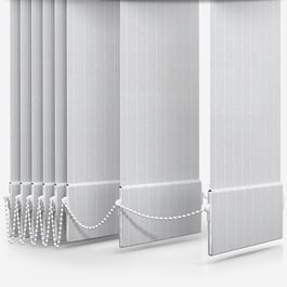 Aspects Broadwell White Vertical Blind Replacement Slats