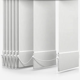 Aspects Moreton White Vertical Blind Replacement Slats