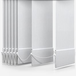 Decora Lucca White Vertical Blind Replacement Slats