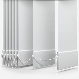 Touched By Design Absolute Blackout Prime White Vertical Blind Replacement Slats