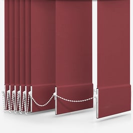 Touched By Design Absolute Blackout Purple Vertical Blind Replacement Slats