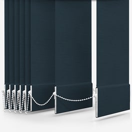 Touched by Design Deluxe Plain Airforce Blue Vertical Blind Replacement Slats
