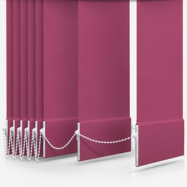 Touched by Design Deluxe Plain Hot Pink Vertical Blind Replacement Slats