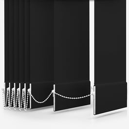 Touched By Design Deluxe Plain Jet Vertical Blind Replacement Slats