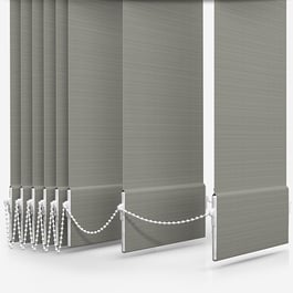 Touched by Design Deluxe Plain Linen Vertical Blind Replacement Slats