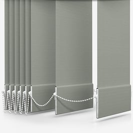 Touched by Design Deluxe Plain Mist Grey Vertical Blind Replacement Slats