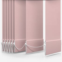 Touched By Design Deluxe Plain Peony Pink Vertical Blind Replacement Slats