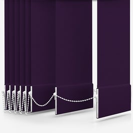 Touched by Design Deluxe Plain Purple Vertical Blind Replacement Slats