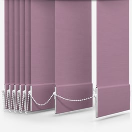 Touched By Design Deluxe Plain Wisteria Vertical Blind Replacement Slats