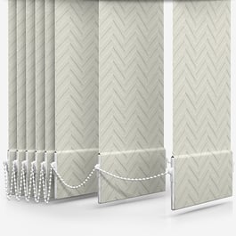 Touched By Design Everest Ivory Vertical Blind Replacement Slats