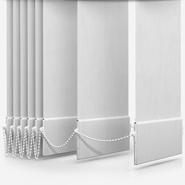Touched By Design Oasis White Vertical Blind Replacement Slats
