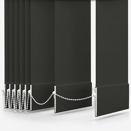 Touched By Design Optima Blackout Slate Grey Vertical Blind Replacement Slats