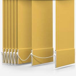 Touched By Design Optima Dimout Daffodil Yellow Vertical Blind Replacement Slats