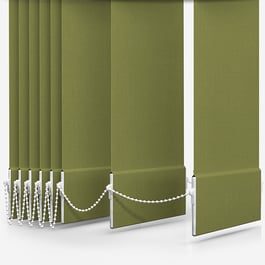 Touched By Design Optima Dimout Green Vertical Blind Replacement Slats
