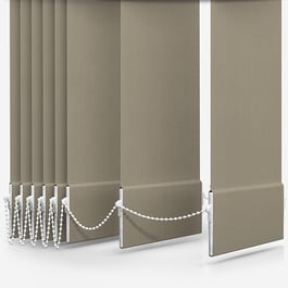 Touched By Design Optima Dimout Grey Vertical Blind Replacement Slats