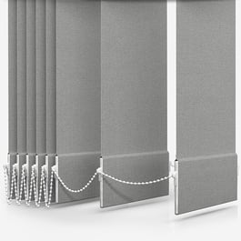 Touched By Design Optima Dimout Silver Vertical Blind Replacement Slats
