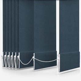 Touched by Design Supreme Blackout Airforce Blue Vertical Blind Replacement Slats