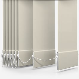 Touched By Design Supreme Blackout Cream Vertical Blind Replacement Slats