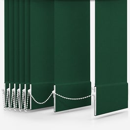 Touched by Design Supreme Blackout Forest Green Vertical Blind Replacement Slats