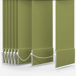 Touched By Design Supreme Blackout Lime Vertical Blind Replacement Slats