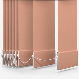 Touched By Design Supreme Blackout Papaya Vertical Blind Replacement Slats