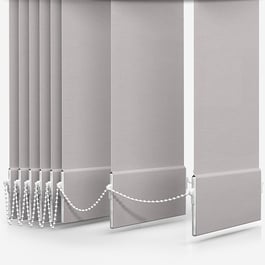 Touched By Design Supreme Blackout Pebble Grey Vertical Blind Replacement Slats