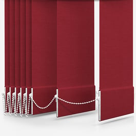 Touched by Design Supreme Blackout Red Vertical Blind Replacement Slats