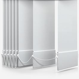Touched By Design Supreme Blackout White Vertical Blind Replacement Slats