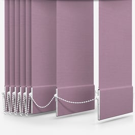 Touched By Design Supreme Blackout Wisteria Vertical Blind Replacement Slats
