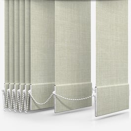 Touched By Design Voga Blackout Cream Textured Vertical Blind Replacement Slats