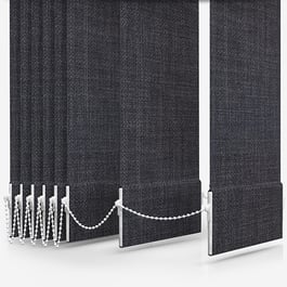 Touched By Design Voga Slate Grey Textured Vertical Blind Replacement Slats