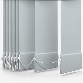 United Aqualush Grey Vertical Blind Replacement Slats