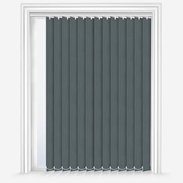 Touched By Design Absolute Blackout Dark Grey Vertical Blind