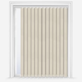 Touched by Design Deluxe Plain Cream Vertical Blind