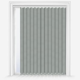 Touched by Design Deluxe Plain Dove Grey Vertical Blind